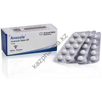 Anazole (Анастрозол) Alpha Pharma 50 таблеток (1таб 1 мг) - Усть-Каменогорск