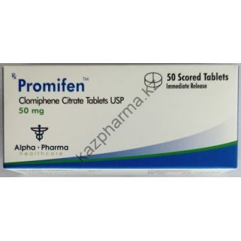 Promifen (Кломид) Alpha Pharma 50 таблеток (1таб 50 мг) - Усть-Каменогорск