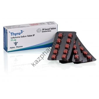 Thyro3 (Трийодтиронин) Т3 Alpha Pharma 30 таблеток (1таб 25 мкг) - Усть-Каменогорск