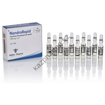 Нандролон фенилпропионат Alpha Pharma NandroRapid (Дураболин) 10 ампул по 1мл (1амп 100 мг) - Усть-Каменогорск