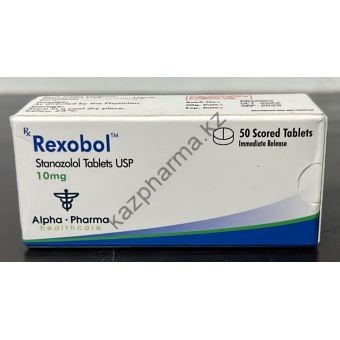 Rexobol (Станозолол, Винстрол) Alpha Pharma 50 таблеток (1таб 10 мг) - Усть-Каменогорск