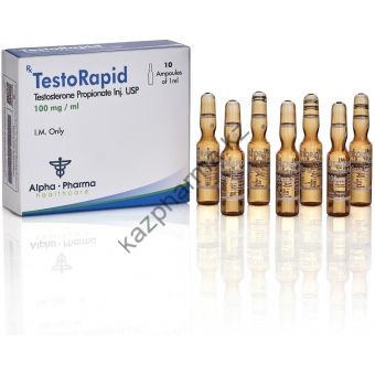 TestoRapid (Тестостерон пропионат) Alpha Pharma 10 ампул по 1мл (1амп 100 мг) - Усть-Каменогорск