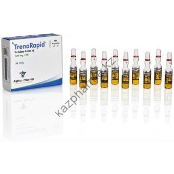 Тренболон ацетат Alpha Pharma (TrenaRapid) 10 ампул по 1мл (1амп 100 мг) - Усть-Каменогорск