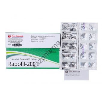 Модафинил Rapofil 200 10 таблеток (1таб/200 мг) - Усть-Каменогорск